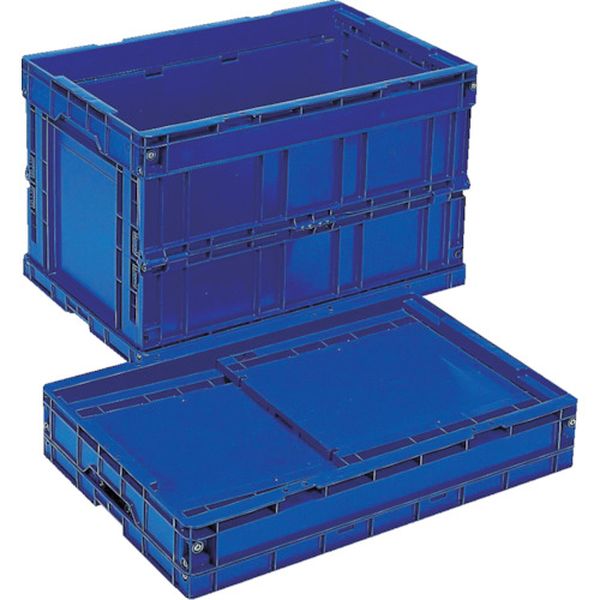 CBS175C 岐阜プラスチック工業(株) リス 折りたたみコンテナ 108391 CB-S175C ダークブルー