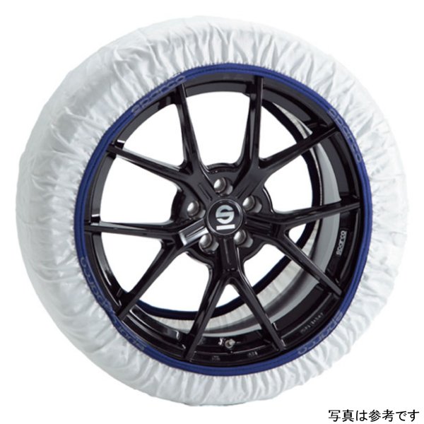 CCD-SPT601 SPARCO スパルコ スノーソックス ベースモデル 2本セット Mサイズ ホワイト