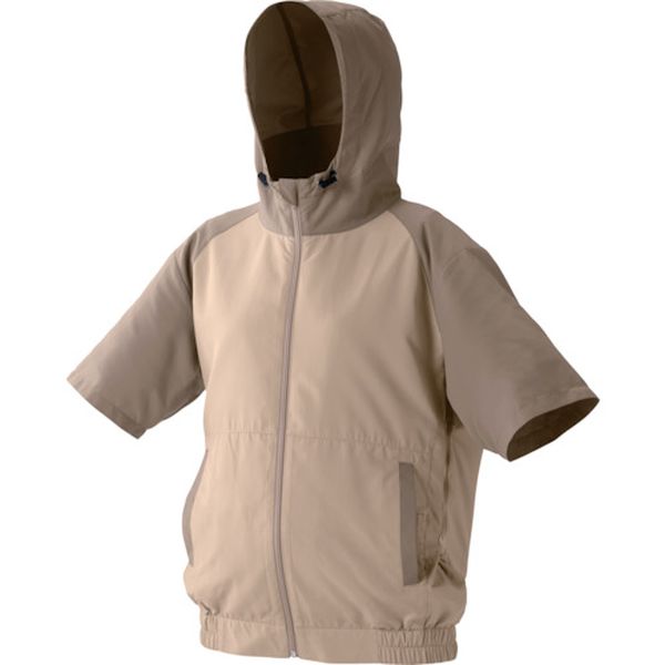 CCHSL02BE 249-5031 アイリスオーヤマ(株) IRIS カジュアルクールウェア半袖セット(フード有り)L