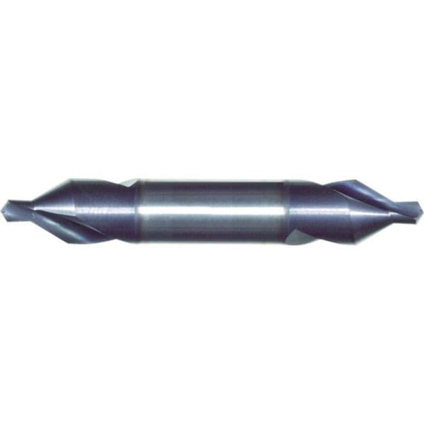 超硬センタードリル(A形60° ALDコーティング) 錐径1.0mm シャンク径3mm 全長35mm