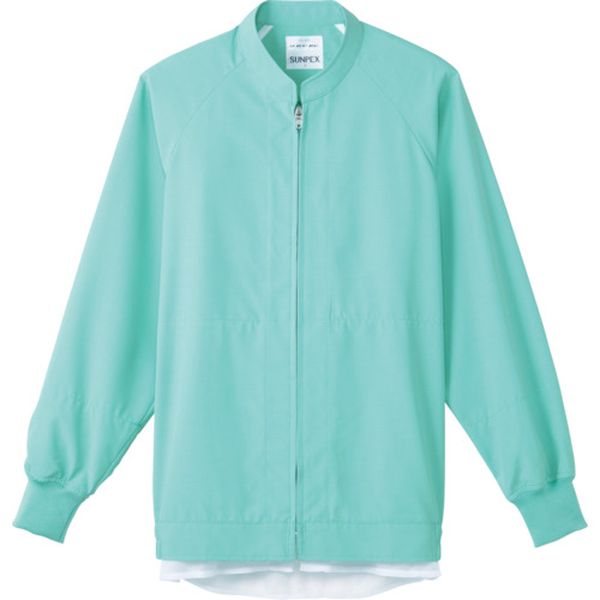 CD625M 761-6988 (株)サーヴォ サンペックス クールフリーデ男女兼用長袖ジャンパー グリーン M