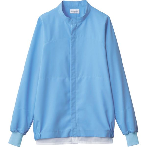 CD682L (株)サーヴォ サンペックス クールフリーデ 男女兼用食品工場向け長袖ジャンパー サックス L
