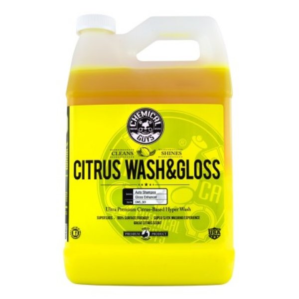 Chemical Guys Citrus Wash & Gloss Concentrated Car Wash - 1 ガロン