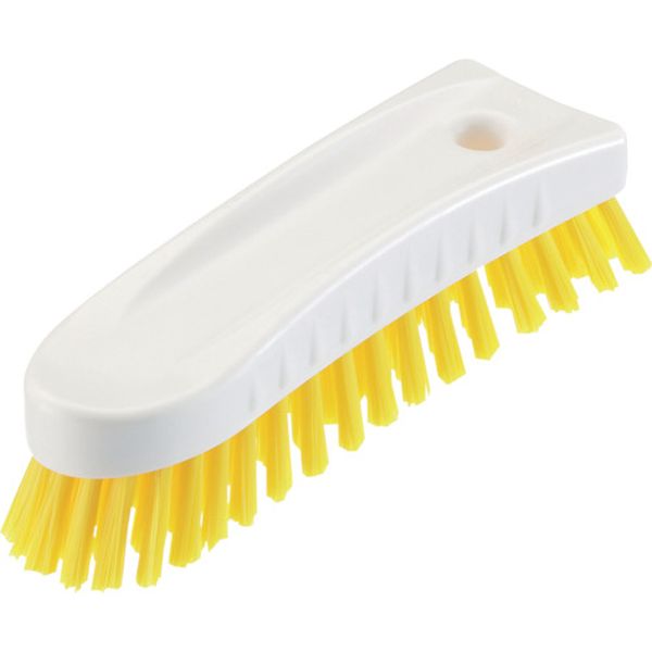 CL612000XMBY 397-1091 山崎産業(株) コンドル HGハンドブラシS(ソフトタイプ) 黄