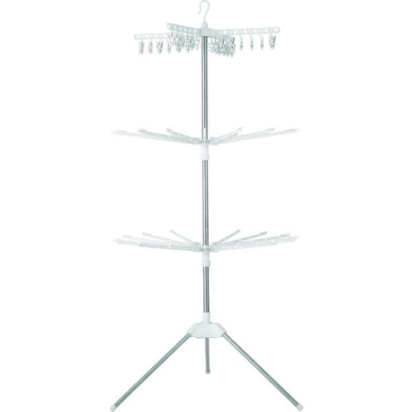 CLS173R 208-2114 アイリスオーヤマ(株) IRIS 531692ステンレス室内物干しパラソル3段