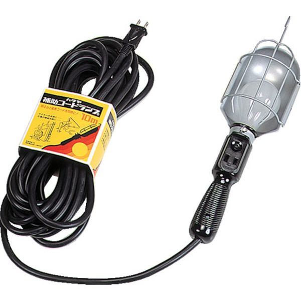 CM10A 107-3737 (株)ハタヤリミテッド ハタヤ 補助コードハンドランプ 60W耐震球付