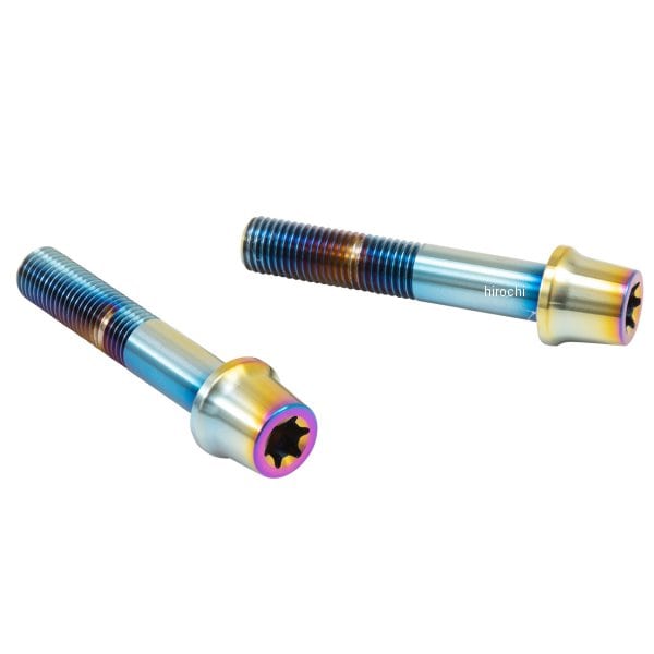 CMBT-070T ブレンボ brembo ステンレスキャリパーマウントボルト 70mm テーパーキャップ M10/P1.25 ヘクサロビュラ 2本入 チタン