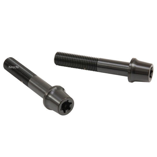 CMBT-075B ブレンボ brembo ステンレスキャリパーマウントボルト 75mm テーパーキャップ M10/P1.25 ヘクサロビュラ 2本入 黒