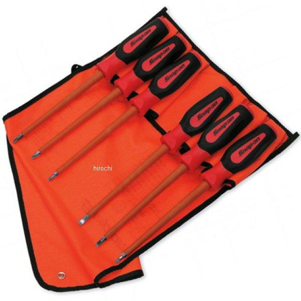 CNSGDX60 スナップオン Snap-on スクリュードライバー (ソフトグリップハンドル) 6本セット