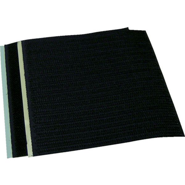 CP26 クラレトレーディング(株) クラレファスニング 広幅マジックテープ 黒 100mm×100mm