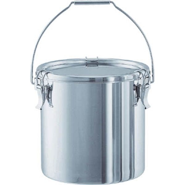 CTB30 500-5183 ステンレスタンク ストレートクリップ式吊下げ密閉タンク(フタ付) 20L