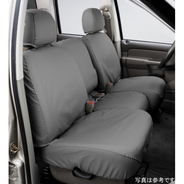 Covercraft 19年-24年 シボレー  シルバラード Polycotton SeatSaver Custom フロント Row Seat Covers - Grey