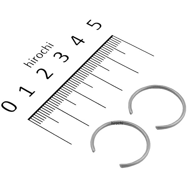 CW17 ワイセコ Wiseco ピストンサークリップ 78年-09年 ホンダ、スズキ、カワサキ 16mm (2個入り)