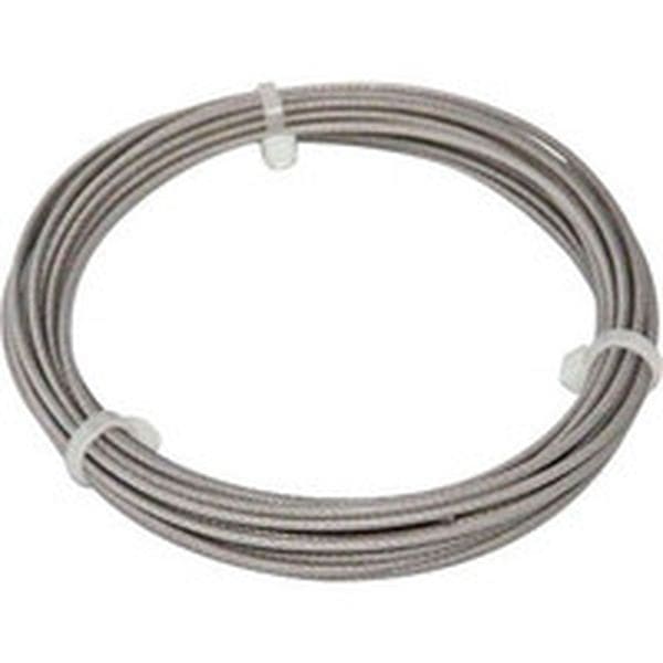 CWC1S5 トラスコ中山(株) TRUSCO ステンレスワイヤロープ ナイロン被覆 Φ1.0(1.5)X5m