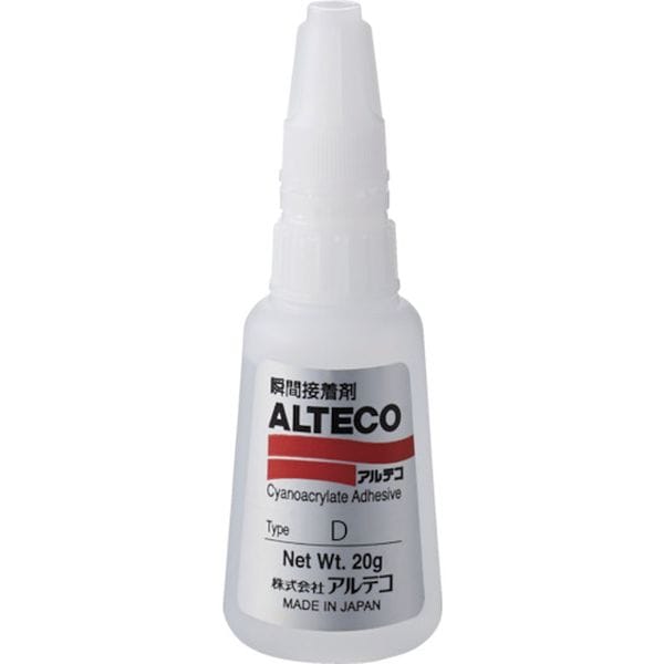 D20G 855-2842 (株)アルテコ アルテコ 工業用 瞬間接着剤 D 20g (難接着材用)