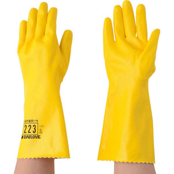 D223S 721-9270 ダイヤゴム(株) DAILOVE 耐溶剤用手袋 ダイローブ223(S)