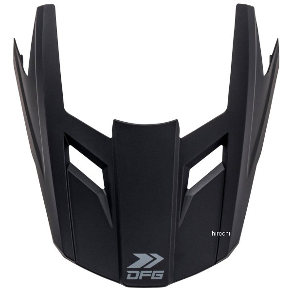 D3049 ディーエフジー DFG バイザー エースヘルメット用 マットブラック L/XL/2XLサイズ