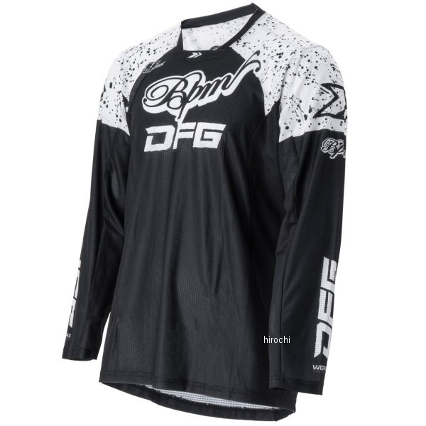 D3141 ディーエフジー DFG ワークス ジャージ BPM トゥイーク 黒/白 Mサイズ