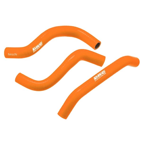 D47-01-940 ディーアールシー DRC ラジエターホースキット KTM、HUSQVARNA、GASGAS オレンジ