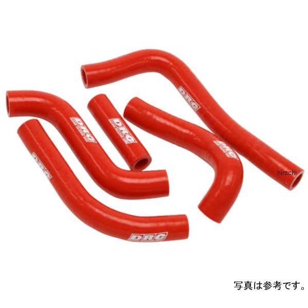 D47-11-003 ディーアールシー DRC ラジエターホースキット 21年以降 CRF450R 赤