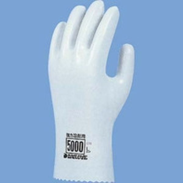 D5000L 324-7180 ダイヤゴム(株) DAILOVE 耐溶剤用手袋 ダイローブ5000(L)
