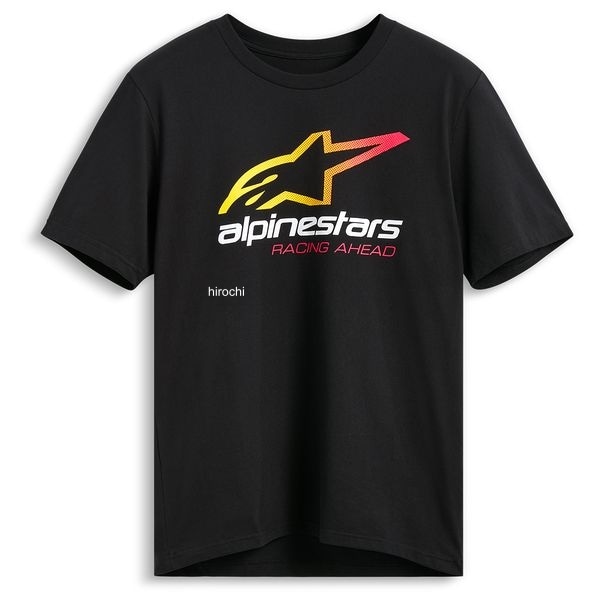 アルパインスターズ Tシャツ アラインド ブラック Sサイズ