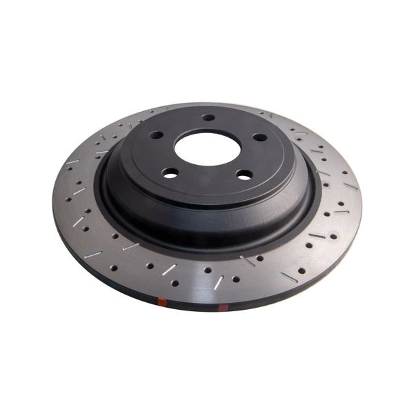 DBA 2016-2017 Ford Focus RS Rear Drilled & Slotted 4000 Series Rotor
