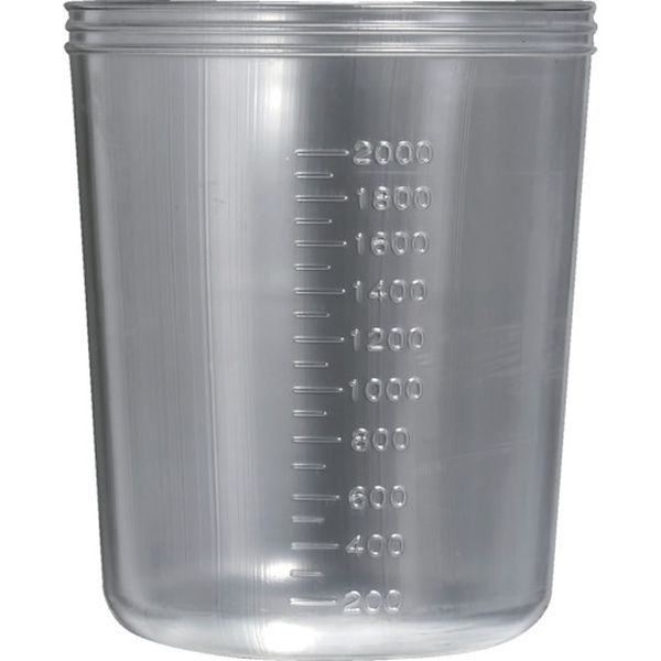 DC2000L 530-1843 トラスコ中山(株) TRUSCO ディスポカップ PP製 2L 1箱(60個)