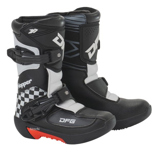 DG0453-102-031 ディーエフジー DFG ホッパー ブーツ 黒/白 19.0cm
