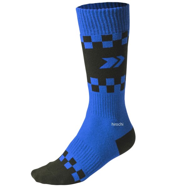 DG1121-005-003 ディーエフジー DFG モトソックス ユース 青 YSサイズ