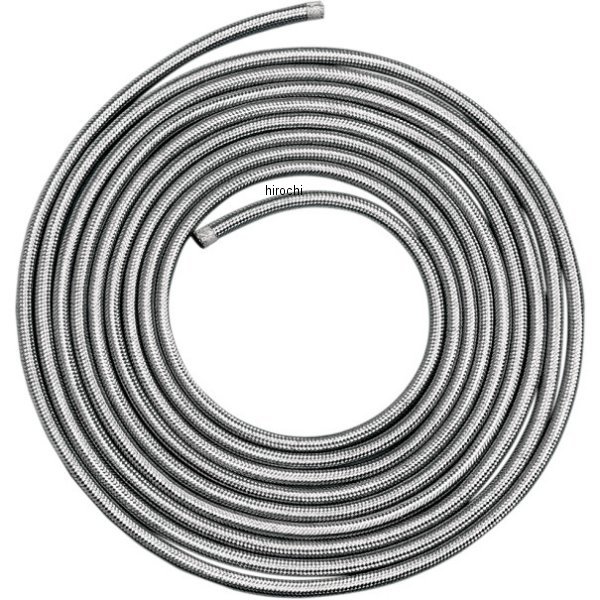 DS-096607 DRAG フューエル/オイル ステンレス編組ホース 3/8インチ(9.5mm) x 3フィート(0.9m)