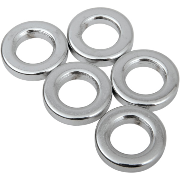 DS-190007 DRAG スペーサー クローム 5/16インチ(8mm) x 1/8インチ(3mm) 外径5/8インチ(16mm) (5個入り)