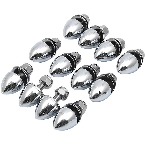 DS-190512 DRAG クロメット 6mm スタッド クローム (12個入り)