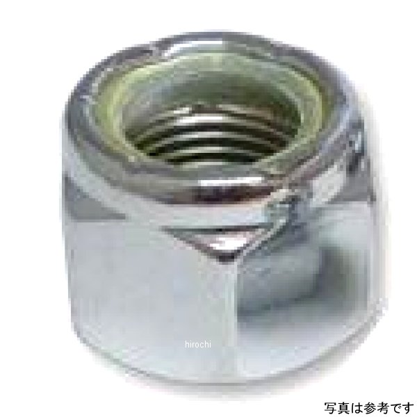 1/4-28 ナイロンロックナット クローム