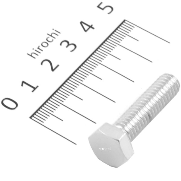 DS-190614-ea DRAG 六角ボルト クローム 5/16-18 X 首下 1-1/4インチ(1個売り)