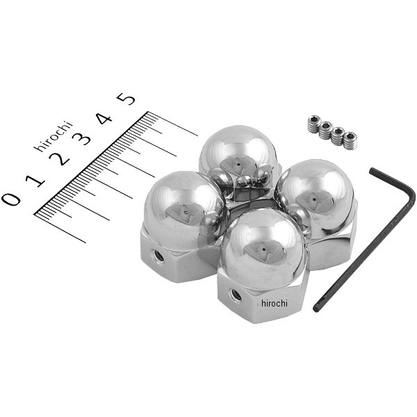 DS-190791 9000-4 コロニー Colony Machine ヘッドボルトカバー 84年-85年 Big Twin アコーンスタイル (4個入り)