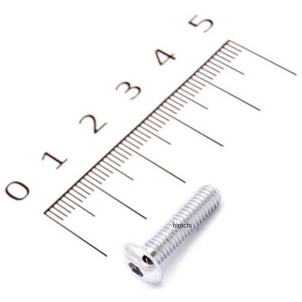 DS-190827-ea DRAG 六角穴付きボタンボルト クローム #10-32 X 首下 3/4インチ(1個売り)