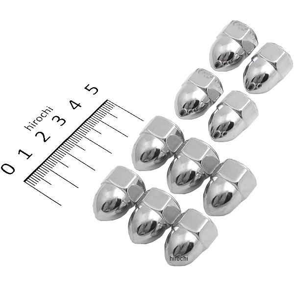 DS-190858 DRAG ナット ドングリ(ACORN) 3/8"-24 クローム (10個入り)