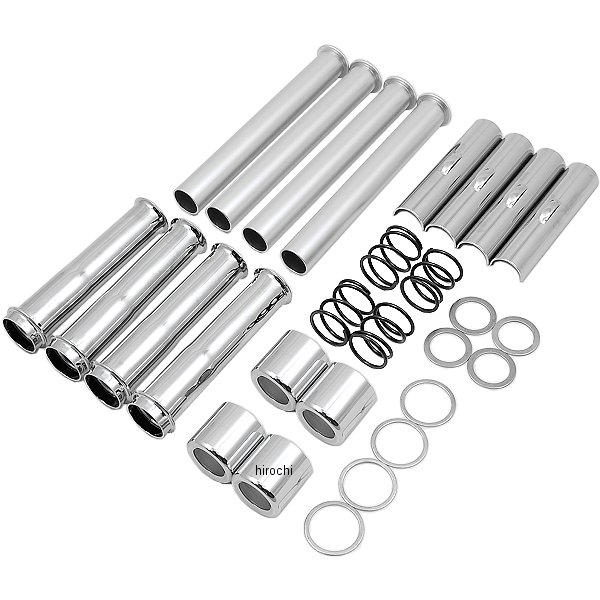 DS-193764 DRAG プッシュロッド チューブキット 84年-99年 Big Twin  クローム