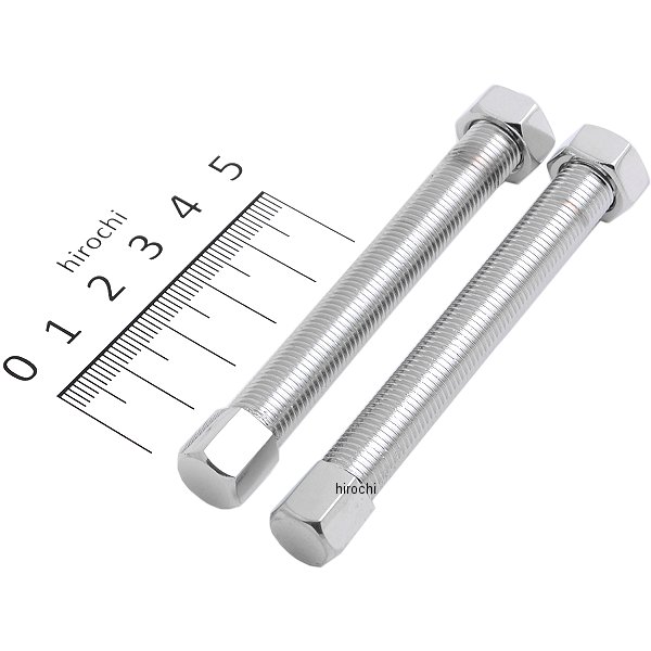 DS-195062 DRAG リア チェーン アジャスター ボルト 36年-72年 EL、FL、FLH、FX (左右ペア)