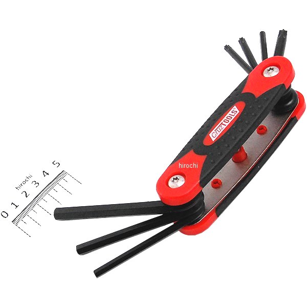 DS-196209 FHT1 クルーズツールス CruzTOOLS 折りたたみ六角/トルクス キーセット