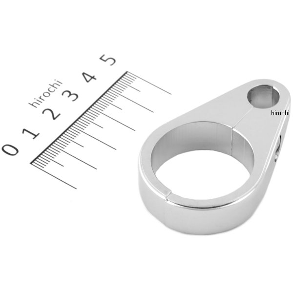 DS-223046 DRAG クラッチケーブル クランプ 1.25インチ(32mm) クローム