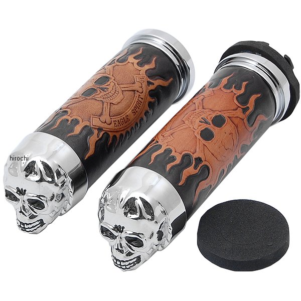 DS-243255 DRAG グリップ スカル スロットルスリーブ付き