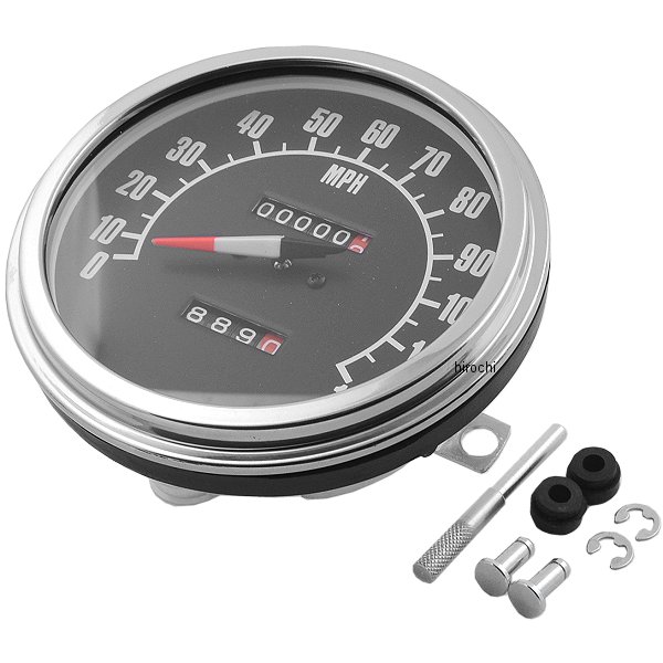 DS-243861 DRAG スピードメーター(マイル表示) 5インチ 1:1 ダッシュマウント 68年-84年 フェイス