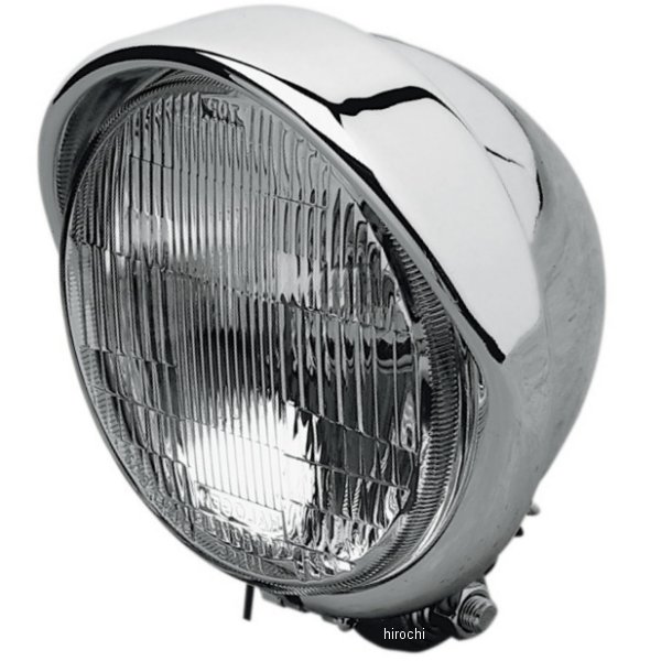 DS-280095 DRAG ヘッドライト 5.75インチ H4 55/60W バイザー付き