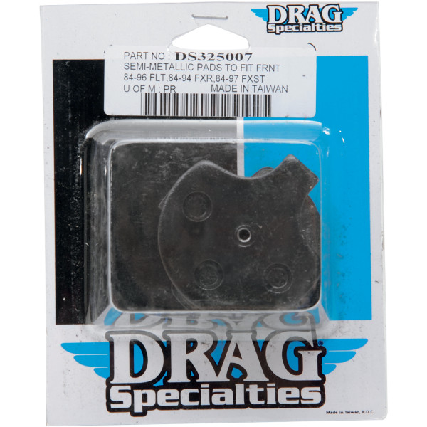 DS-325007 DRAG ブレーキパッド セミメタル フロント 84年-99年 44063-83A 44063-83C