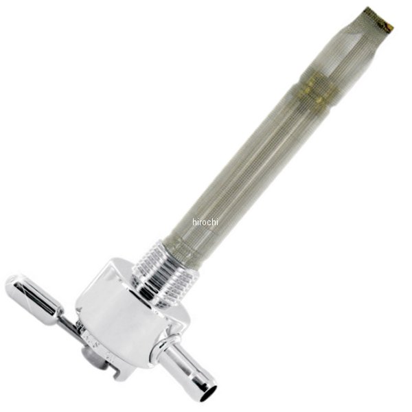 DS-390255 4211-CR ピンゲル PINGEL フューエルバルブ ペットコック 90°後方3/8インチNPTラウンド スムース