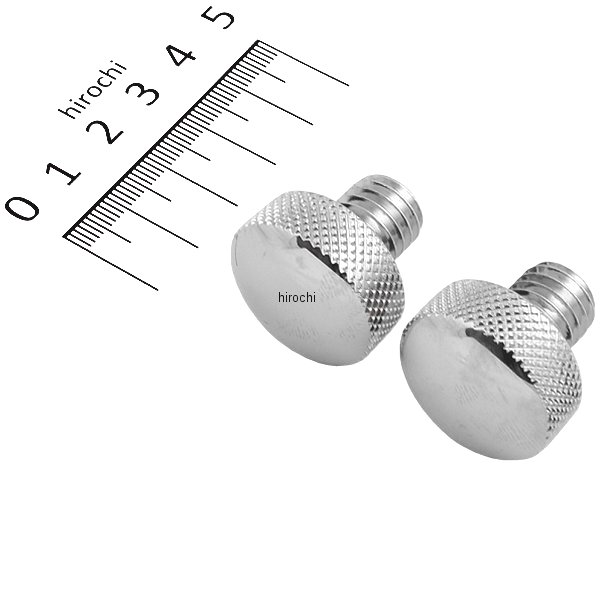 DS-490046 DRAG シートノブ ソフテイル クロームローレット (2個入り)