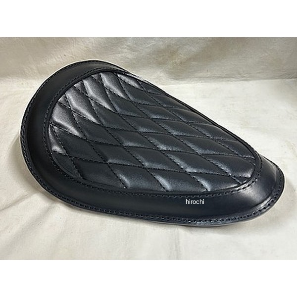 DS400-s-a 部品屋K&W ソロシートKIT スプリングタイプ DS400 本革 ダイヤステッチ ブラック