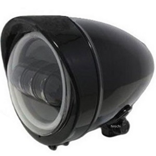 DS400HL82 ガレージT＆F 4.5インチロケットライトプロジェクターLED(リング付き) &ライトステーキット タイプB ドラッグスター400 黒